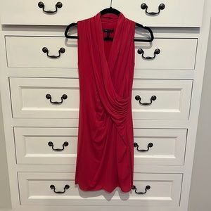 Sleeveless red dress
